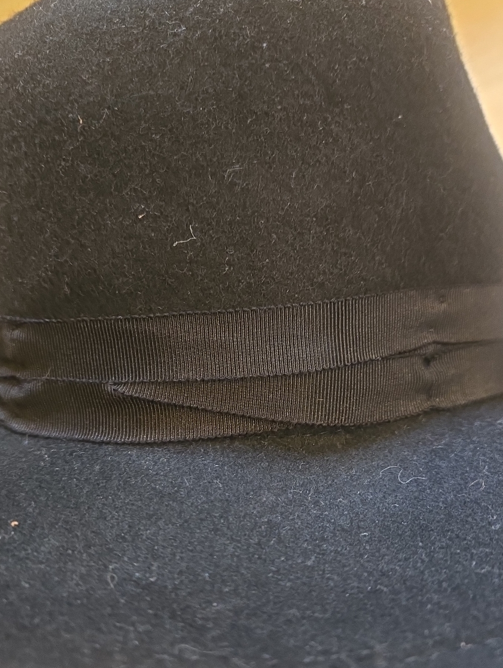 Juicy Couture 100% Black Wool Fedora - Picture 5 of 8